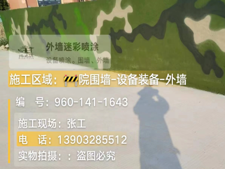 伊春 迷彩漆喷涂价格（按平方米计费）