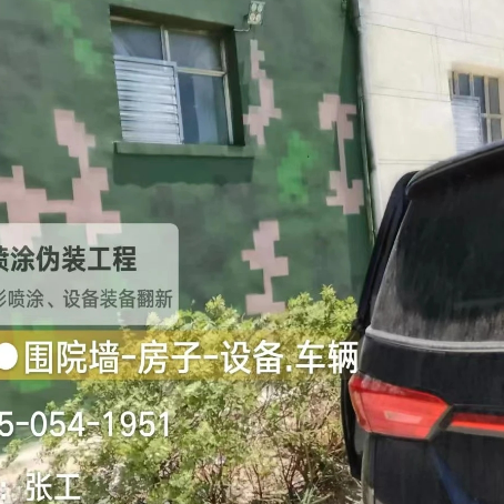 伊春数码迷彩漆施工